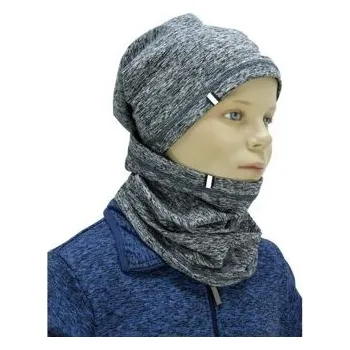 Nákrčník Dětský nákrčník Fantom tunel počes - šedý melír velikost doplňků 2