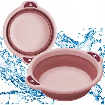 Skládací miska Przydasie.pl růžová kulatá 3 l