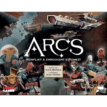 Desková hra Fox in the Box ARCS: Konflikt a zhroucení v Pomezí
