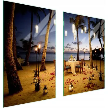 Obraz Skleněná ochranná deska na sporák 65x52 Pláž