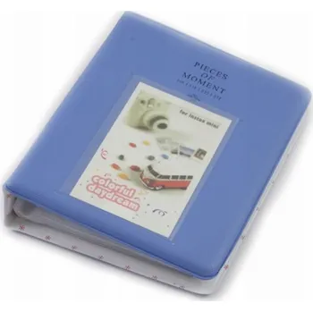 Fotoalbum LoveInstant Album pro 64 fotografií pro Fujifilm INSTAX MINI 7 8 9 11 - Modré