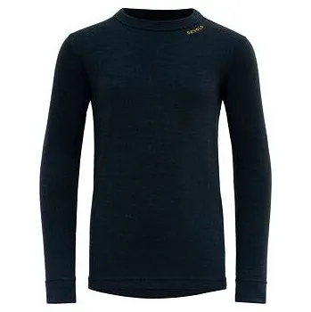 Dětské funkční tričko s merinem Devold Expedition Jr ink s dlouhým rukávem velikost 146-152