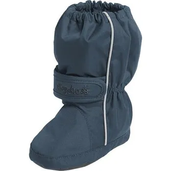 Capáčky Dětské zimní capáčky Playshoes Thermo bootie tmavě modré velikost nohy 22/23