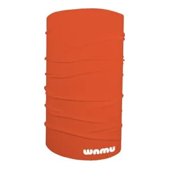 Nákrčník Dětský multifunkční šátek/nákrčník Wamu Mountain bike - oranžový velikost doplňků M