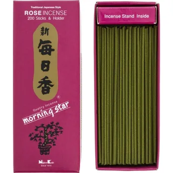 Vonná tyčinka Nippon Kodo Vonné tyčinky Morning Star Rose, 200 ks