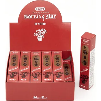 Čajovna Nippon Kodo Vonné tyčinky Morning Star Myrrh, 50 ks