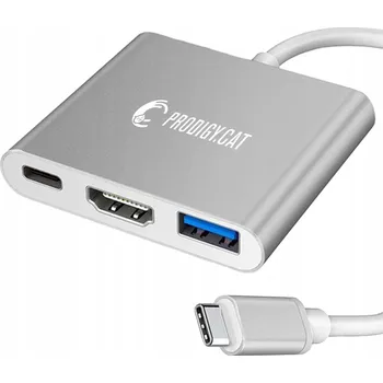 USB hub Adaptér Převodník 3v1 HUB USB-C USB 3.0 HDMI 4K