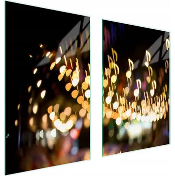 Obraz Skleněná ochranná deska na sporák 65x52 Hudba