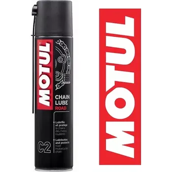 MOTUL sprej na řetěz Lube Factory, 400 ml - bílý (Sprej na mazání řetězů motocyklů)