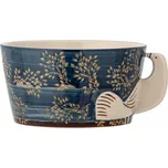 Miska z kameniny 460 ml HEZHA Bloomingville - modrá