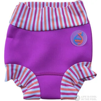 Chlapecké plavky Dětské plenkové plavky AquaKiddo Swim Nappy neon pink velikost 62-68/3-6 měsíců