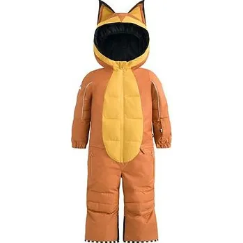 dívčí zimní kombinéza Dětská zimní rostoucí kombinéza WeeDo Foxdo Golden Brown velikost 92-104