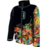 Dětská fleecová mikina Wamu Game on - černá velikost 152-158