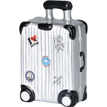 Pokladnička TravelFun 10×15,3×5,5 cm, kufr na kolečkách