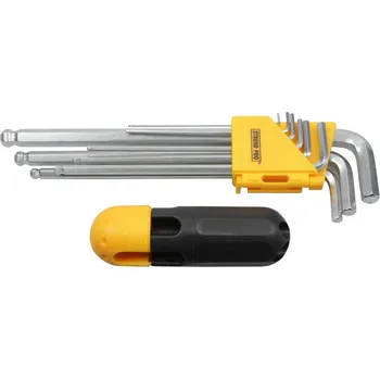 Slovakia Trend klíče zástrčné Inbus 1,5 - 10 mm, extra dlouhé s koulí, s T-rukojetí, sada 9 dílů - 112-2310310