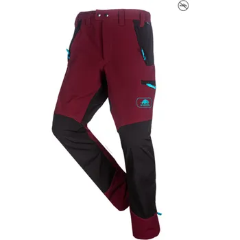 Pánské kalhoty Lezecké kalhoty SIP PROTECTION 1SS5 GECKO - burgundy L