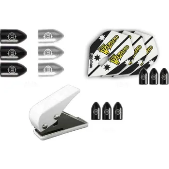 Děrovač letek Winmau Whizlock na čepičky