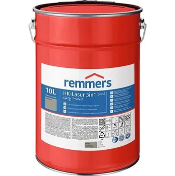 lazura Remmers HK Lazura 3v1 Grey Protect [plus] 10 l Silbergrau / Stříbřitě šedá