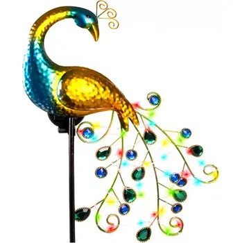 Žertovný předmět Gardlov - Solární zahradní lampa Páv GARDLOV – oslnivá dekorace i světlo v jednom