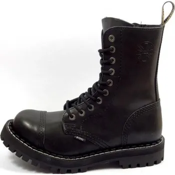 Dámská zimní obuv Steel boty 10 dírek 105/106/O/OC/ZIP zateplené černá, velikost 43