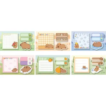 MFP bloček samolepicí capybara set 70x70mm+2ksx55x18mm+50x50mm,20l 7501645