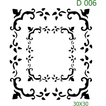 Šablona D 006 - 30 x 30 cm , Lepící fólie