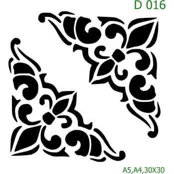 Šablona D 016 - 30 x 30 cm , Lepící fólie