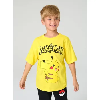 Chlapecké oblečení Sinsay - Tričko s potiskem Pokemon - žlutá - 700FV-11X - 700FV-11X-122