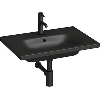 Umyvadlo Umyvadlo Jika MIo-N 80x45 cm černá mat otvor pro baterii uprostřed H8127167161041
