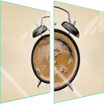 Obraz Skleněná ochranná deska na sporák 2x35x52 Káva