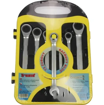 Ruční nářadí Triumf klíče očkoploché ráčnové 8 - 19 mm, sada 7 dílů - 100-01583