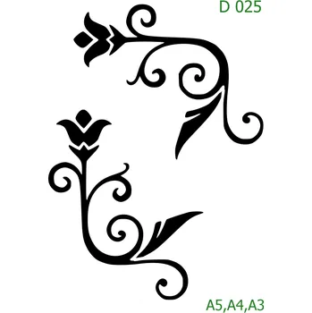 Šablona D 025 - A5 , Lepící fólie