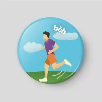 Magnetická kreslící tabulka Běh - plánovací magnetka