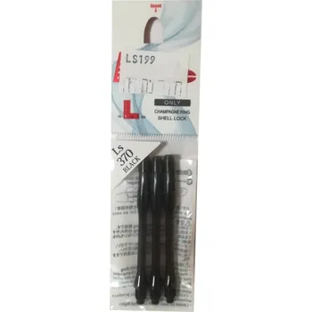 Násadky na šipky L-Style Slim 370, černé, dlouhé, 51mm