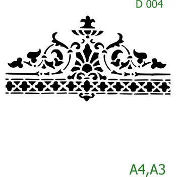 Šablona D 004 - A4 , Nelepící folie