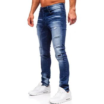 Pánské kalhoty Tmavě modré pánské džíny slim fit Bolf MP0159BS - 29/S