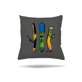 Polštář Bastard Psací gang polštář Gray Pol