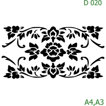 Šablona D 020 - A4 , Lepící fólie