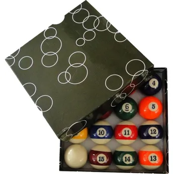 Kulečníková koule Kulečníkové koule Pool 57,2mm s 60,3mm bílou koulí