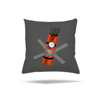 Polštář Bastard Dynamit polštář Gray Pol