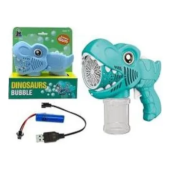 Hra na zahradu Pistolet do baniek na baterie Dinozaur