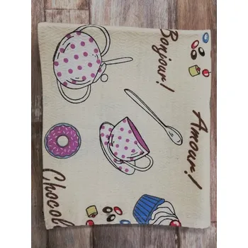 Utěrka bavlněná - Dýchánek modrý