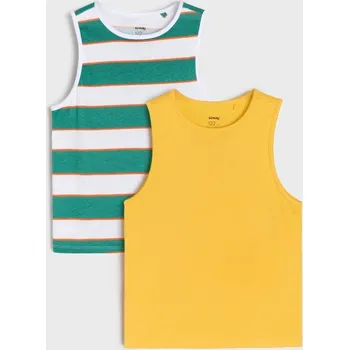 Pánské tričko Sinsay - Sada 2 triček - broskvová - 910EV-24X - 910EV-24X-122