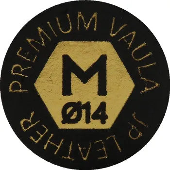 Kůže na tágo Vaula Multi Premium vrstvená černá medium, 14mm