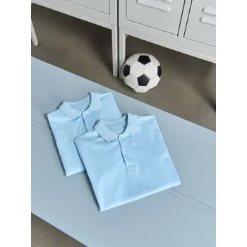 Chlapecké tričko Sinsay - Polokošile 2 kusy v balení - světle modrá - 816EY-50X - 816EY-50X-98