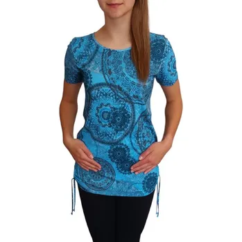 Dámská halenka Delší halenka Sabatti modré mandaly Velikosti Sabatti: 48