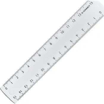 pravítka Q-CONNECT transparentní 15 cm