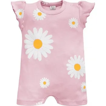 Kojenecký overall PINOKIO Letní overal Daisy RŮŽOVÁ - 86