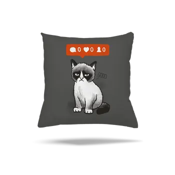 Polštář Bastard Grumpy polštář Gray Pol