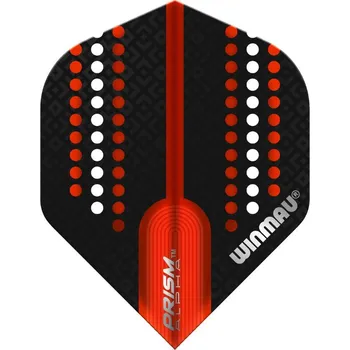 Šipka Letky na šipky Winmau Prism Alpha černé, červené